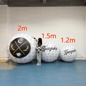 Pallone da golf gonfiabile gigante personalizzato con logo e tee, modello gonfiabile pubblicitario per campi da golf, club/eventi, oggetto decorativo/torneo - Product Image 6
