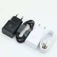 Chargeur original pour Samsung Galaxy S6 S7 S8 S9 S10 chargeur mural USB adaptatif charge rapide Adaptateur de voyage