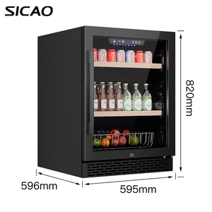 Mini Nevera para Vinos de Acero Inoxidable, Ecológica, de 150L, con Puerta Blanca, Control de Humedad y Temperatura, para 2-20 Grados Centígrados - Product Image 2