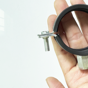 Vente en gros RK en acier inoxydable galvanisé modèle de collier de serrage métrique pour tuyau unique galvanisé 75 Garantie de 3 ans Conduit de tuyau d'évacuation - Product Image 1