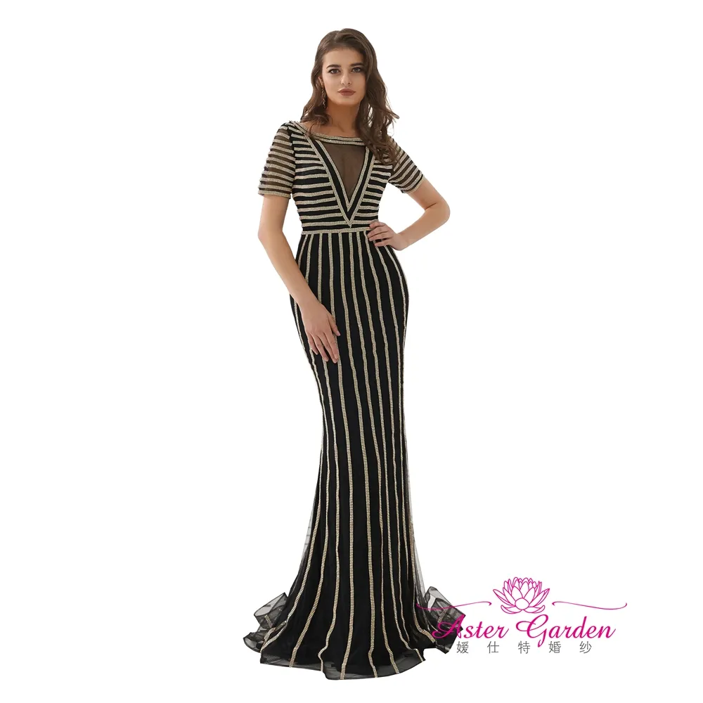 2023 Mới Thời Trang Đính Cườm Prom Dresses Bữa Ăn Tối Thiết Kế Quần Áo Của Phụ Nữ Dresses Buổi Tối Dresses Bên Áo Đính Cườm Ren Buổi Tối