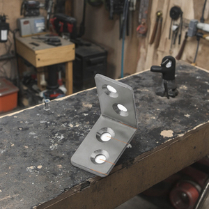 90 độ tròn góc thép không gỉ hình chữ L mã góc bên phải đồ nội thất phần cứng dập tấm kim loại chân đế - Product Image 6