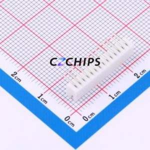 WAFER-ZH1.5-14PWZ Wire-to-Board Pin Header Bent Lead Through Hole,P=1.5mm Connector 1x14P 1.5mm Right Angle Insert ZH - Product Image 2