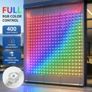 Module LED à pixels 20x20 RGB IP67 avec solution de contrôle de reprise après coupure pour mur rideau maillé - Product Image 2
