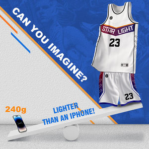 Jersey de Baloncesto Unisex Personalizable de Poliéster de Alta Calidad, de Secado Rápido y Transpirable con Diseño Impreso para Adultos y Nombre de Equipo Personalizado - Product Image 6