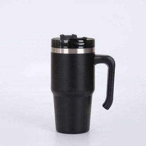 Stainless Steel Tumbler Vacuum <b>Insulated</b> Travel <b>Mug</b> With Lid Double Wall Minimalist Design For Adults - Product Image 3