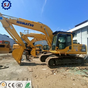 รถขุดตีนตะขาบไฮดรอลิกขนาดใหญ่ โคมัตสึ PC200 20 ตัน มือสอง สำหรับงานเหมืองและโครงการก่อสร้างในเหมืองหิน - Product Image 1