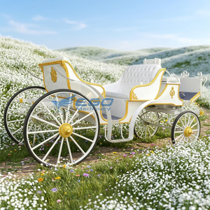 Nouvelle calèche électrique de style mariage pour visites touristiques - Structure en acier Q235B de haute qualité, couleur personnalisable - Product Image 5