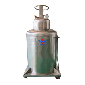 Gas kriogenik Dewar silinder untuk Lhe Lox Lin Lar Lco2 Lng cair kualitas tinggi tangki debu Helium 350l