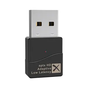 Transmissor de áudio aptx, transmissor de dentes azuis, usb bt 5.2, transmissor de áudio sem fio com laptop, janela, interruptor android PS4-5