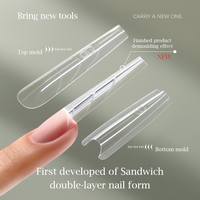 MRNAIL Gel UV structurel couleur nude pour extension d'ongles, séchage rapide, gelée pour salons de manucure