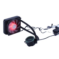 Ventilateur de refroidissement LED pour ordinateur de jeu AMD DC 12v In-tell 1150 1151 1155, refroidisseur de processeur PC à eau liquide, dissipateur thermique