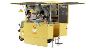 Electric Street <b>Food</b> Truck Coffee Vending Kiosk Mobile Espresso Coffee Ice Cream Cart Snack Catering Trailer <b>Mini</b> Truck - Product Image 3