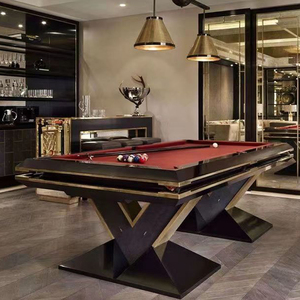 2025 Tùy Chỉnh Đa Trò Chơi Hiện Đại Bàn Hồ Bơi 9ft Phong Cách & Bền Bàn Bida Bàn Ăn Slate Với Ngăn Kéo Cho Phòng - Product Image 1