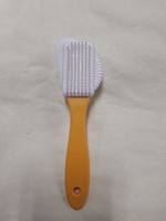 Brosse pour daim et nubuck avec poils en laiton pour le nettoyage des chaussures en daim, option de logo personnalisé