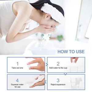 Khăn lau nhanh khô, nén, không dệt, dùng một lần, loại lớn, dùng cho du lịch và thẩm mỹ viện - Product Image 5