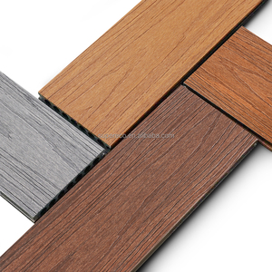 Hồ bơi ngoài trời Gỗ nhựa <span class=keywords><strong>composite</strong></span> <span class=keywords><strong>decking</strong></span> Board không thấm nước nhấp chuột hiện đại chải kép khóa rắn boong 25-30 năm - Product Image 6