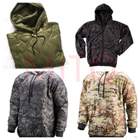 MITO 100% Nylon Woobie Hoodie/Veste DNC Poncho Liner Tactical Woodland Camo Hoodie
