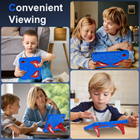 Étui robuste et résistant pour Samsung Tab A11 A9 8.7 avec béquille et bandoulière, design de dessin animé pour enfants, OEM ODM