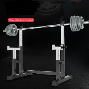 Adjustable Steel Squat <b>Rack</b> Bench Press Stand Foldable <b>Weight</b> Training <b>Rack</b> for Home and Commercial Gym - Product Image 4