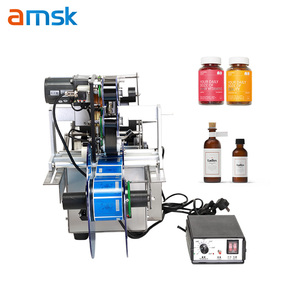 Máy dán nhãn lọ mỹ phẩm bán tự động MT-50D giá rẻ với máy in mã ngày tháng, ứng dụng cho chai lọ thực phẩm, đồ uống, lõi động cơ - Product Image 4