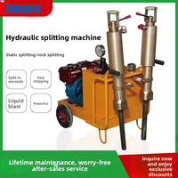 Petite machine hydraulique portable de fendage de roche avec moteur et moteur, force de 900T-1200T, garantie 1 an, fabriquée en Chine continentale