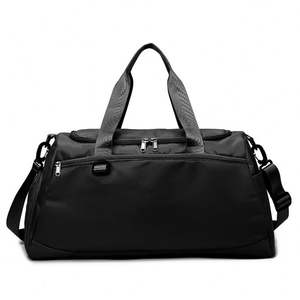 Sac de sport de grande capacité imperméable pour l'entraînement en salle de sport, sac de sport à fermeture éclair tendance, sac de sport portable avec compartiment à chaussures pour femme - Product Image 1