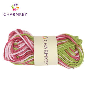 Charmkey premium doux brillant 100% tricot à la main acrylique 3 plis 4 plis <span class=keywords><strong>babg</strong></span> fil acrylique prix de gros - Product Image 5