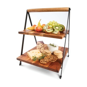 Plateau de service et de rangement en bois fait main indien, rectangulaire, en acacia, personnalisé, pour usage domestique, support de service artisanal - Product Image 6