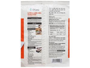 Prix de gros, 64 paquets/boîte de carton O'food, algues marines/mini wraps de riz 10g pour Kimbap, Sushi, etc. Fournisseur Vietnamien, haute qualité - Product Image 4