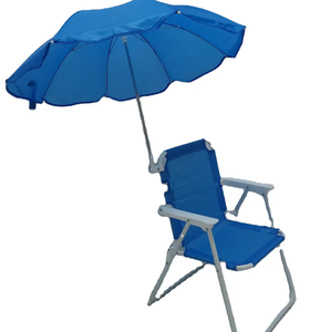 Piccola Sedia Pieghevole Portatile per Bambini <span class=keywords><strong>con</strong></span> Tettuccio Parasole per Spiaggia e Campeggio - Product Image 2
