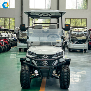 Carrito de Golf Robetaa de 6 Plazas con Asientos Orientados hacia Adelante, Batería de Litio, Todoterreno, Elevado, para Jardín, Villa o Campo de Golf - Product Image 2