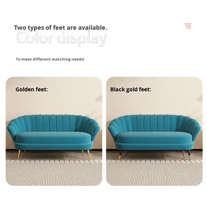 Divano componibile moderno piccolo appartamento a tre posti con spugnette imbottitura camera da letto e <span class=keywords><strong>mobili</strong></span> Area riposo - Product Image 4