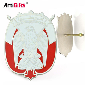 Trung Quốc Artigifts Kim Loại Thủ Công Mỹ Nghệ Nhà Sản Xuất Khắc Thép Không Gỉ Biểu Tượng Biểu Tượng Biểu Tượng Biểu Tượng Tùy Chỉnh Thực Hiện Anh Chrome Kim Loại Xe Cờ Biểu Tượng - Product Image 4