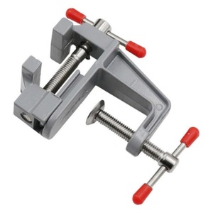 <b>Mini</b> Bench Vise Aluminum Small <b>Clamp</b> For Woodworking DIY Metal Processing Artwork Welding Drilling Maintenance Clamping Cutting - Product Image 4