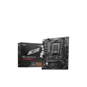Carte mère <span class=keywords><strong>MSI</strong></span> <span class=keywords><strong>PRO</strong></span> B650M-B AM5 en gros, AMD B650 MATX DDR5 PCIe4.0 M.2 pour ordinateur de bureau - Product Image 1