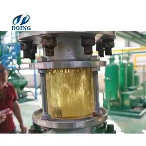 China Doet 1-20ton Afvalband En Plastic Recycling Pyrolyse Machine Pyrolyse Olie Naar Diesel Destillatie Raffinaderij Fabriek
