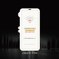 Film Hidrogel Matte untuk iPhone X XR XS MAX 16 11 12 13 14 Pro Max 15 Mini Pelindung Layar HD Jernih Membran Nano Film