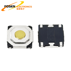 12V vòng đầu momentary kim loại nút chuyển đổi Ban đầu Dip SMD SMT Micro cảm ứng chuyển đổi 5.2*5.2*1.7 mét - Product Image 3
