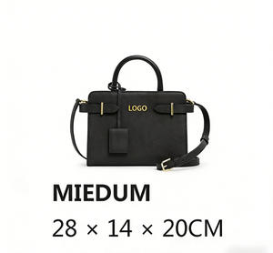 Nuovissima Borsa da Donna di Lusso Classica per Affari con Logo Personalizzato in Pelle PU con Manici e Cerniera Impermeabile alla Moda - Product Image 4