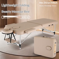 Table de massage pliante en acier inoxydable, portable, pour usage domestique, thérapie, médecine traditionnelle chinoise, soins de santé