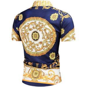 2023 camicia a maniche corte stampata alla <span class=keywords><strong>moda</strong></span> maschile per camicia Casual