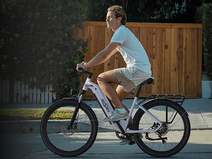 จักรยานไฟฟ้าในเมือง Eu Onesport OT05 Urban <span class=keywords><strong>Electric</strong></span> City <span class=keywords><strong>Bike</strong></span> 250W Velo Electrique จักรยานไฟฟ้าสำหรับผู้หญิง จักรยานไฮบริดไฟฟ้า - Product Image 6