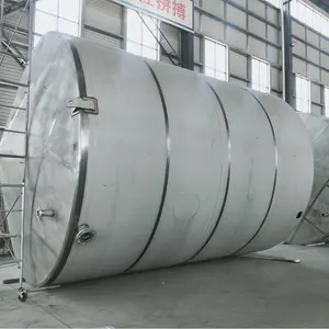 Tanque de água SS 304 de qualidade alimentar de 40000 galões tanque de armazenamento de água vertical e horizontal tanque de armazenamento de água potável