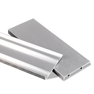 Perfil de Rodapié de Aluminio de Alta Calidad Directo de Fábrica, Negro, 8cm/10cm, Altura Personalizada, Decorativo, Metal Cepillado - Product Image 4