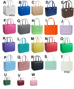 Bolsa <span class=keywords><strong>de</strong></span> Playa <span class=keywords><strong>Impermeable</strong></span> <span class=keywords><strong>de</strong></span> EVA, Bolsa <span class=keywords><strong>de</strong></span> Viaje Grande Lavable <span class=keywords><strong>de</strong></span> Goma, para Deportes, Viajes, Aire Libre, Antideslizante, Regalo para Mujer - Product Image 3