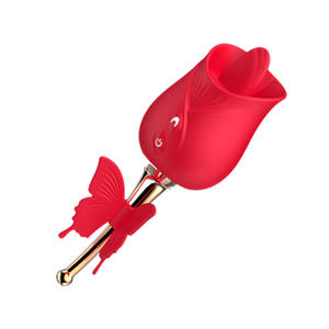 振動マッサージ膣プッシーシミュレーション舌舐め吸うオーラルミニバイブレーター女性のための大人のおもちゃ - Product Image 1