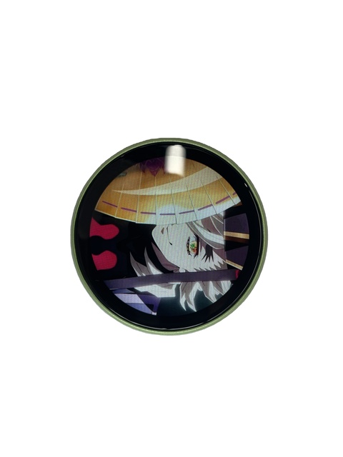 1.81 Inch Full Color Smart Pin Badge with Speaker & Microphone Smart Wearable