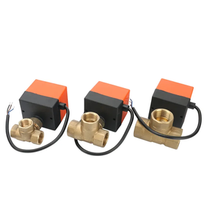 11/4 "Ba cách t loại cơ giới bóng van 220V 12V 24V <span class=keywords><strong>3</strong></span>-wire 2 điều khiển Brass van bi điện - Product Image 1