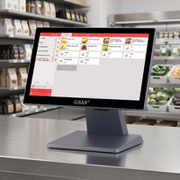 Sistema POS Personalizado de Fábrica, Todo en Uno, Pantalla Táctil de 15.6 Pulgadas, con Certificación CE y ROHS, para Tiendas Minoristas